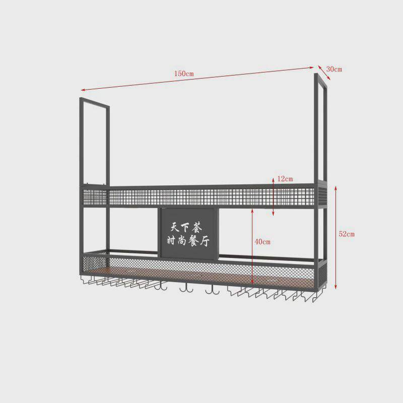 餐厅吧台壁挂式铁艺靠墙酒架红酒挂墙上发光置物架子金属收纳酒柜,家居饰品,装饰摆件,淘宝优惠券,粉丝福利购,淘宝优惠卷
