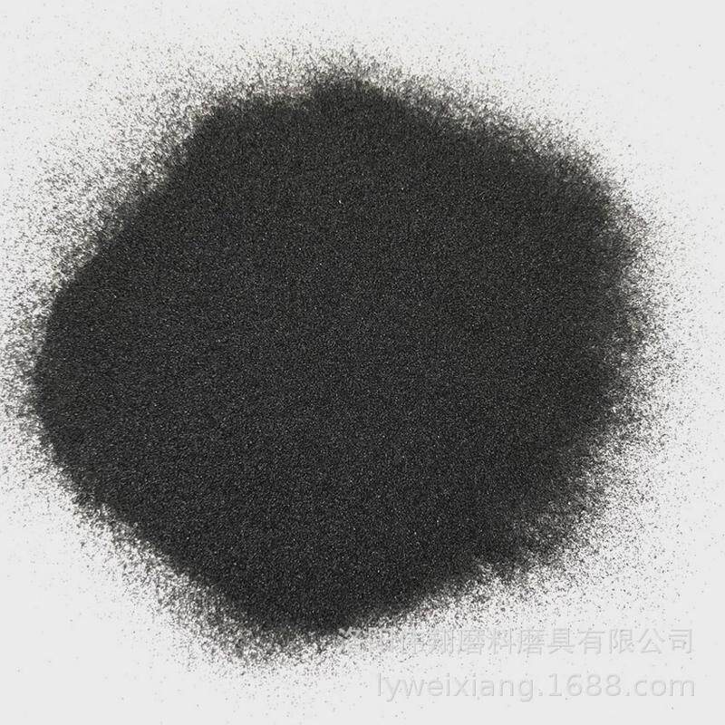 河南黑刚玉磨料30#46#120#树脂磨具用黑刚玉粒度砂黑刚玉厂家