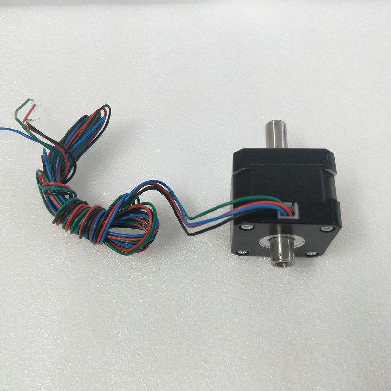 42两相混合式步进电机空机双出轴电机力矩0.28n.m心轴身长34mm