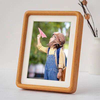 情侣榫卯黑胡桃圆角相框摆台67810寸实木相框画框挂墙厂家定制