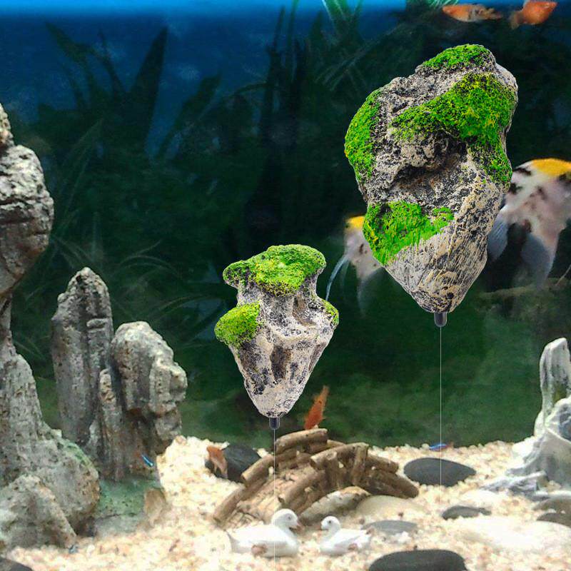 朱氏仿真漂浮石水族造景石头人工浮石阿凡达水草鱼缸悬浮莫斯装饰