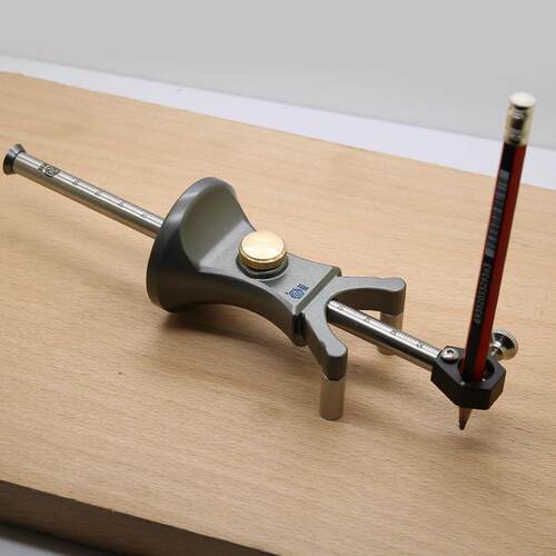 木工划线器木匠圆弧规双用画线器diy工具线勒子欧式划直线