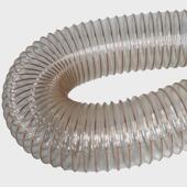 pu聚氨酯软管工业吸尘管聚氨酯风管透明伸缩保温耐高温聚氨酯软管