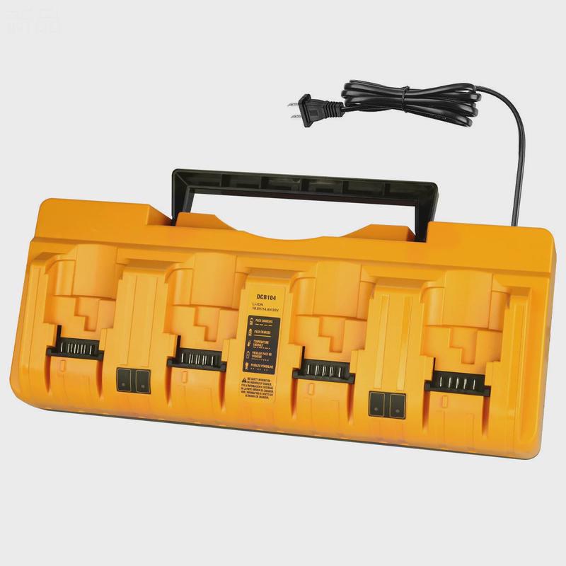 适用德伟DCB105便携式快四充电器12V-20V电动工具锂电池充电器