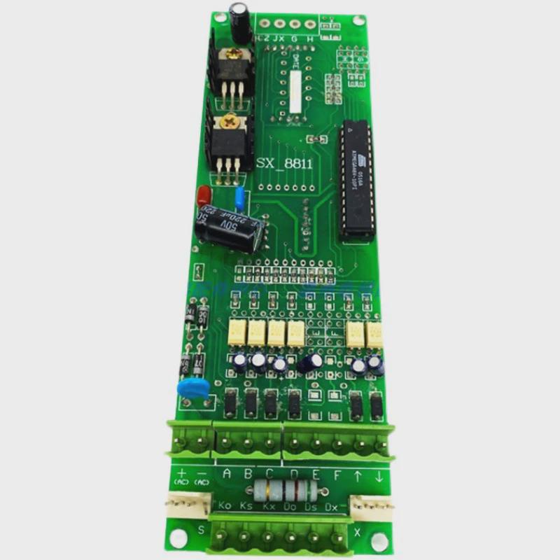 电梯外呼阴电面板sx-8811-28811tv-v1.1bcd段码十字制共显示梯配