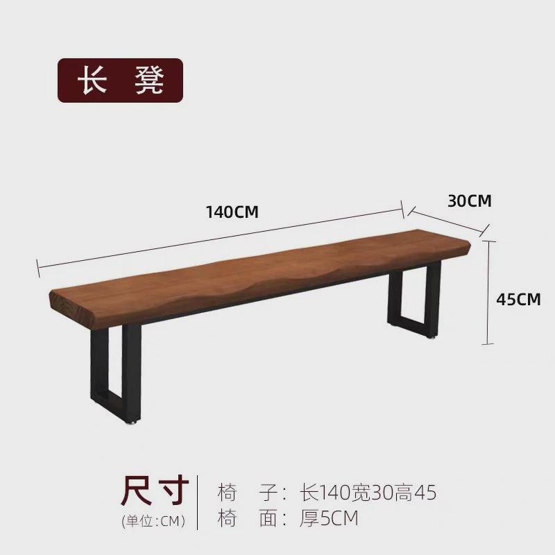 j^现代简约loft实木办公桌长条桌洽谈桌会议桌家用书桌电脑桌大板