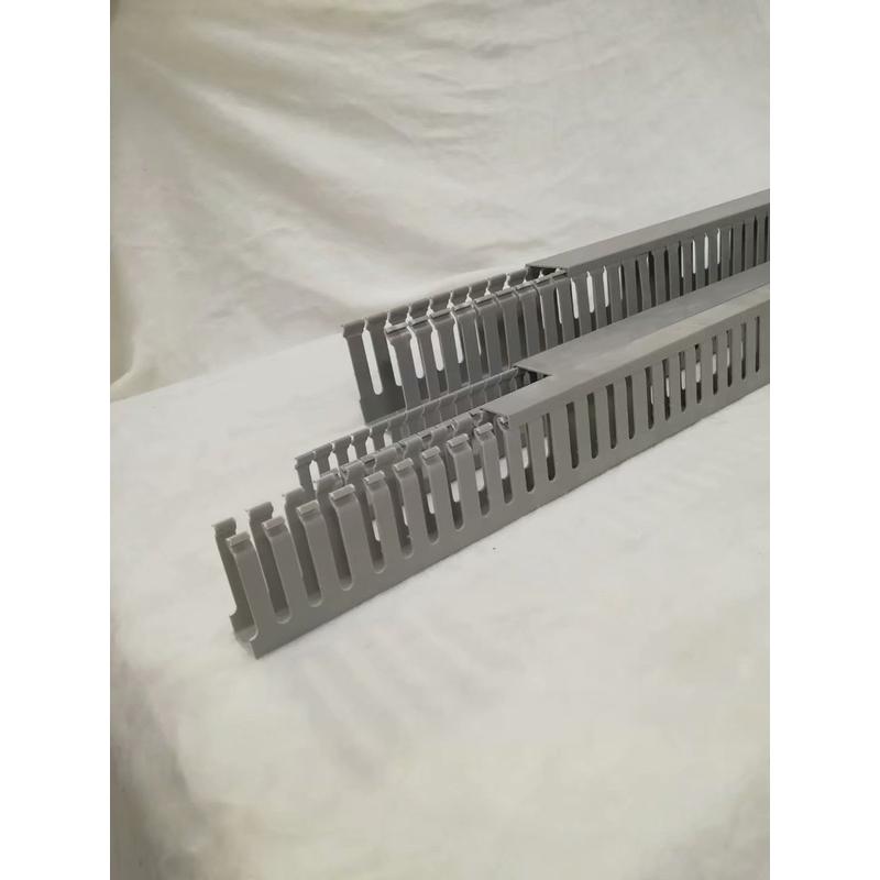 武汉pvc配线塑料行线槽配电柜方形阻燃走线槽pxc3明装工业灰色槽