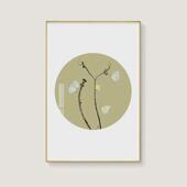 民国风客厅玄关书房民宿酒店壁画蝴蝶禅意装 挂画 饰画红色新中式