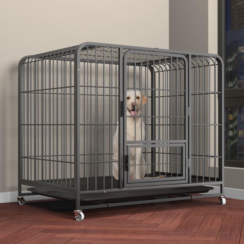 狗笼子单层2024新款大型犬中型犬家用外带厕所分离室宠物狗笼屋