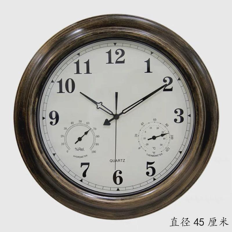 onm6户外防水挂钟酒店温泉花园厨房防雾时钟健身游泳池浴室防潮汽