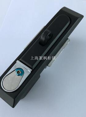 ms834-2带挂黑色平面锁，锁柜门锁，电气开关柜门锁，机箱机柜电