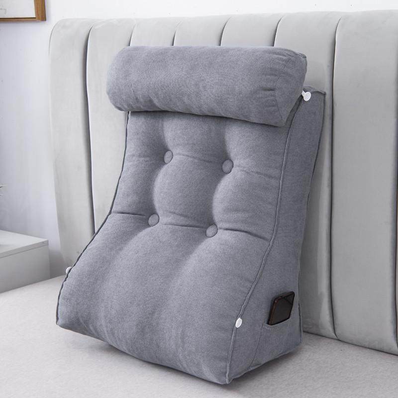 i9at加厚靠垫卧室床上大号靠背枕护腰多功能单人飘窗阳台抱枕软包