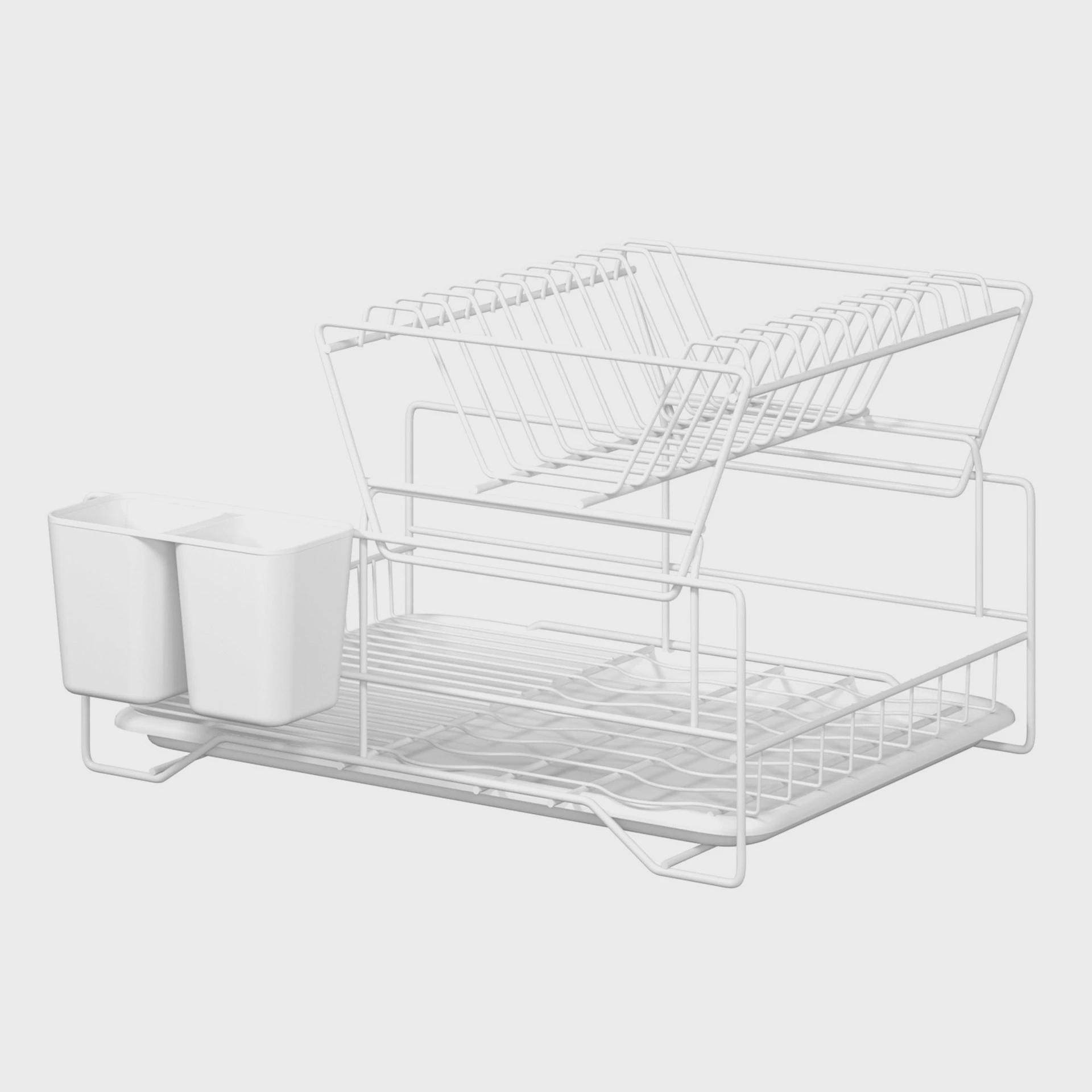 厨房餐具收纳沥水碗架沥水架日式铁艺金属碗碟架双层收纳架置物架,厨房/烹饪用具,厨房置物架/置物柜/角架,淘宝优惠券,粉丝福利购,淘宝优惠卷