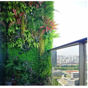 饰 饰塑料花假花室内摆设装 仿真尤加利家庭装 饰花仿真植物墙背景装