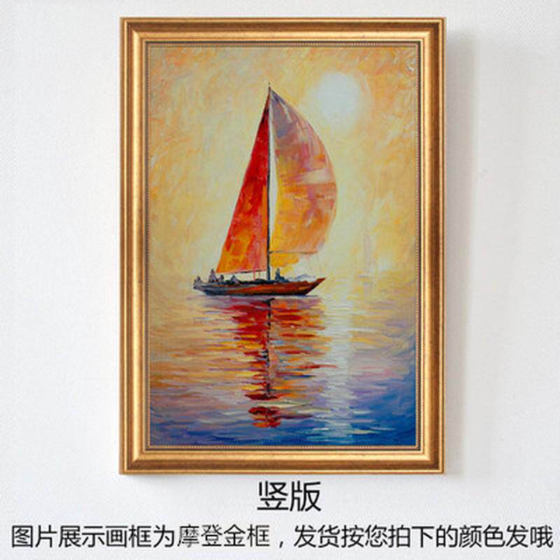 wbz7满地客厅装饰画挂画壁画玄关走廊油画入户餐厅墙面装饰风