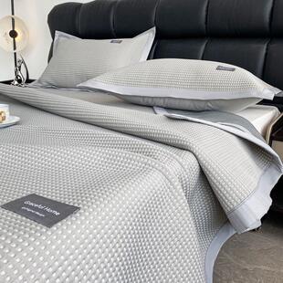 zz8n子华夫格冰丝凉席三件套可折叠水机洗单双人夏季空调软席批发