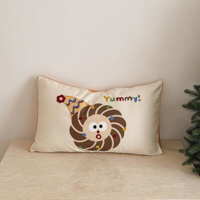 卡通风50s全棉数码印花枕套48x74cm一对拍2只可爱印花家用枕头套