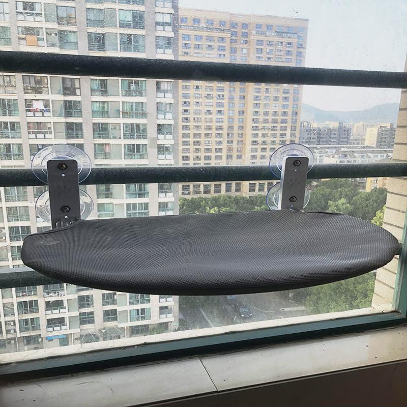 猫吊床四季通用猫晒太阳新品半圆式猫窝窗户玻璃吸盘式吊床