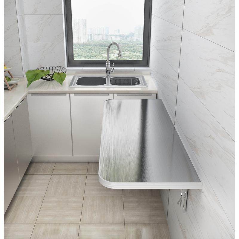 免打孔304不锈钢墙上隐形切菜桌壁挂操作台收纳可折叠厨房置物架,厨房/烹饪用具,厨房墙壁置物架/厨房墙壁挂架,淘宝优惠券,粉丝福利购,淘宝优惠卷