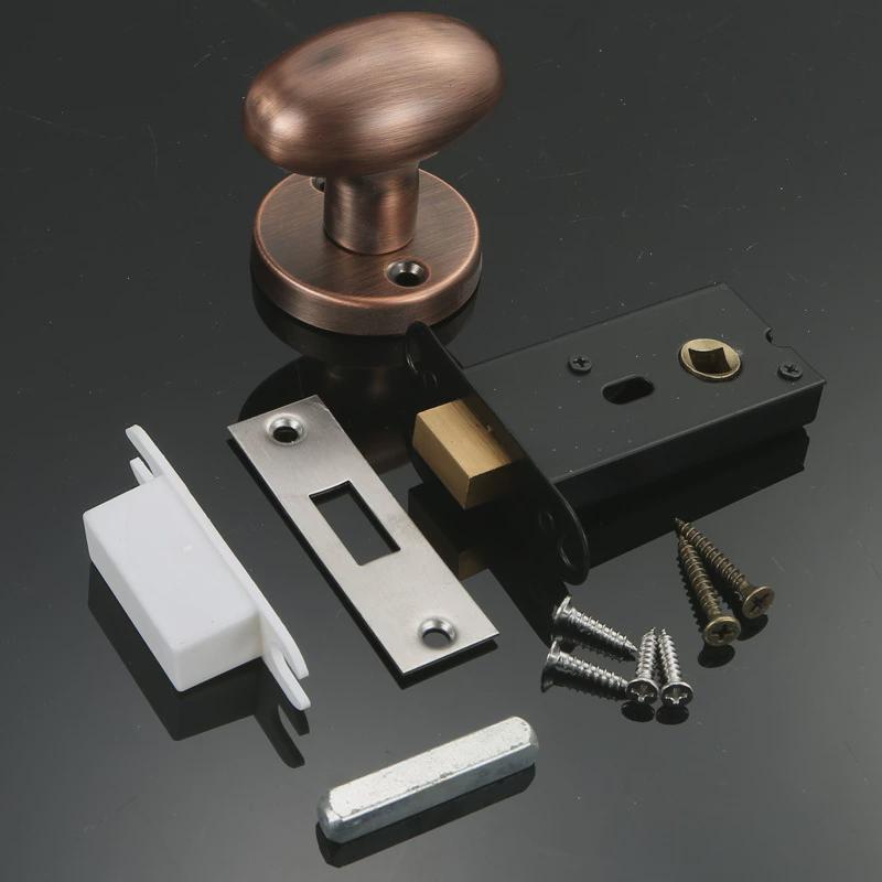 不锈钢304隐形门锁球形把手隐藏单面无钥匙暗锁背景墙拉手锁