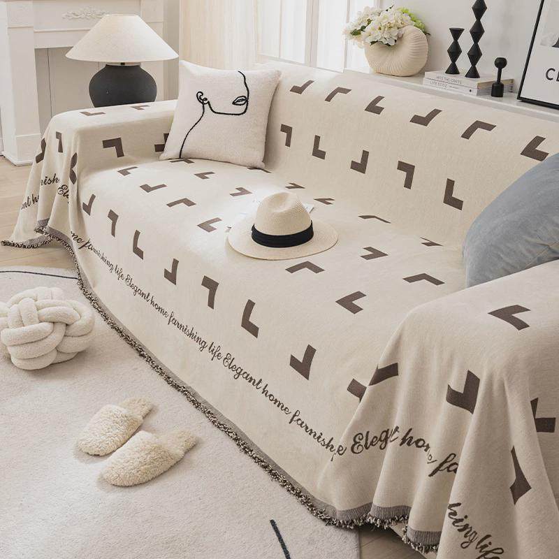 雪尼尔沙发巾四季通用防猫抓沙发盖布全盖防尘防滑沙发套罩沙发毯,居家布艺,沙发垫,淘宝优惠券,粉丝福利购,淘宝优惠卷