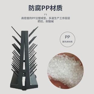 实验室滴水高密度pp单双面可调27棒烧杯架沥水化验室器皿凉干架架