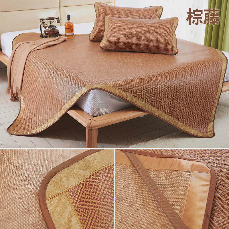 jw双面纯藤定制藤席天然凉席加厚沙发垫腾席0.9米单人夏季家用