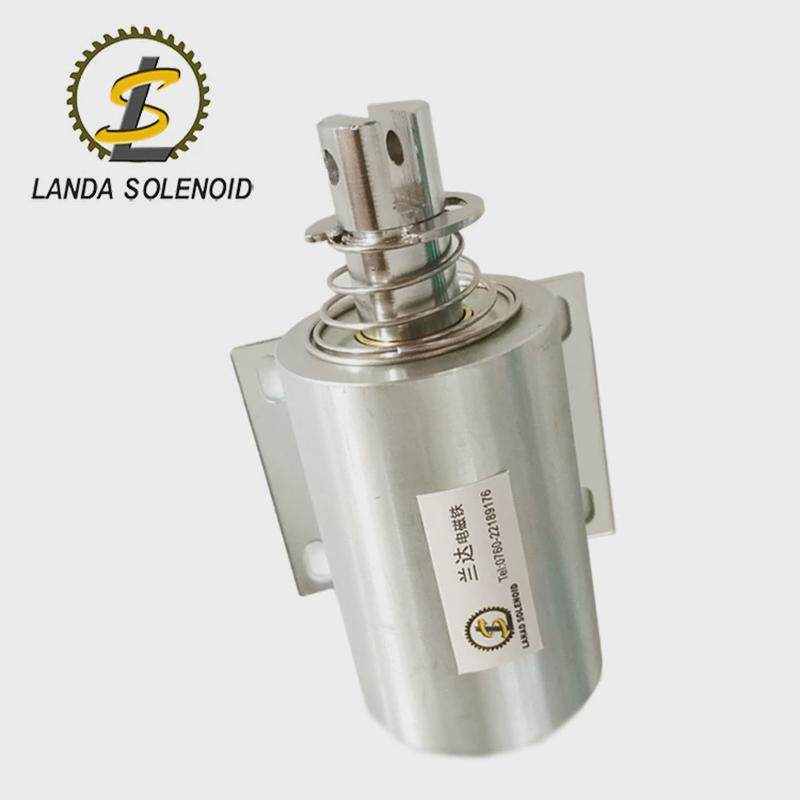 兰达TU4875T圆管电磁铁12v24v螺线管电磁铁机械设备推拉电磁铁
