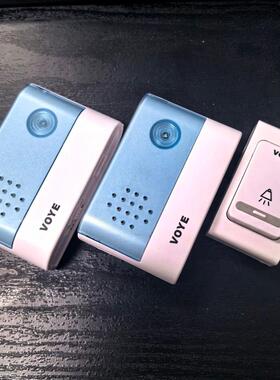 一拖二无线遥控门铃家用38首音乐音量可选门铃迎宾器v004b2