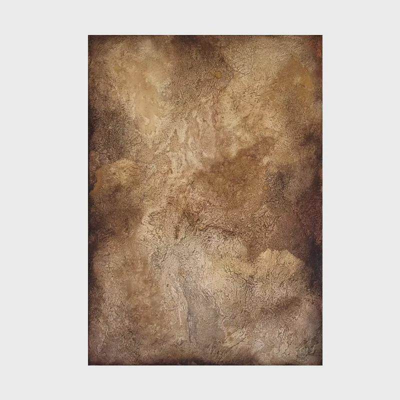 复古中古风客厅餐边柜装饰画高级感背景墙民宿餐厅挂画纯手绘油画