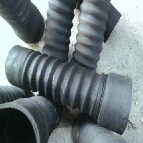 大口径橡胶钢丝波纹管塑料波纹管道pvc软接头伸缩波纹管