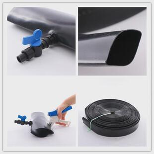 节水灌溉农用主管带水带喷水带喷灌输微喷带2寸2.5寸3寸无孔软带