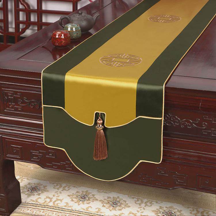 3ew1新中式餐桌桌旗电视柜布艺盖布床旗茶几玄关柜禅意茶席可定,居家布艺,桌布,淘宝优惠券,粉丝福利购,淘宝优惠卷