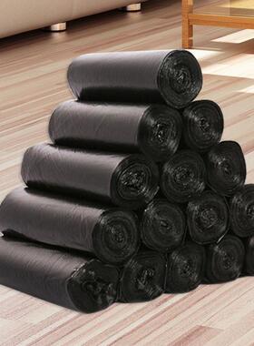 2eie中号垃圾袋塑料袋加厚一次性收纳家用只750黑色*组实惠装