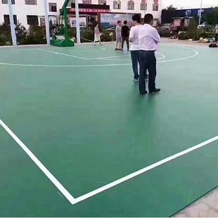 户外塑胶地板篮球羽毛球防滑耐磨防晒胶地板塑料室外PVC地胶