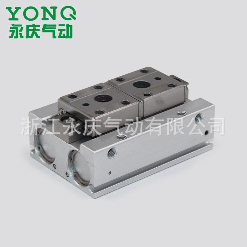 滑台气缸mhf2气动手指气缸标准气缸滑轨平行开闭气爪