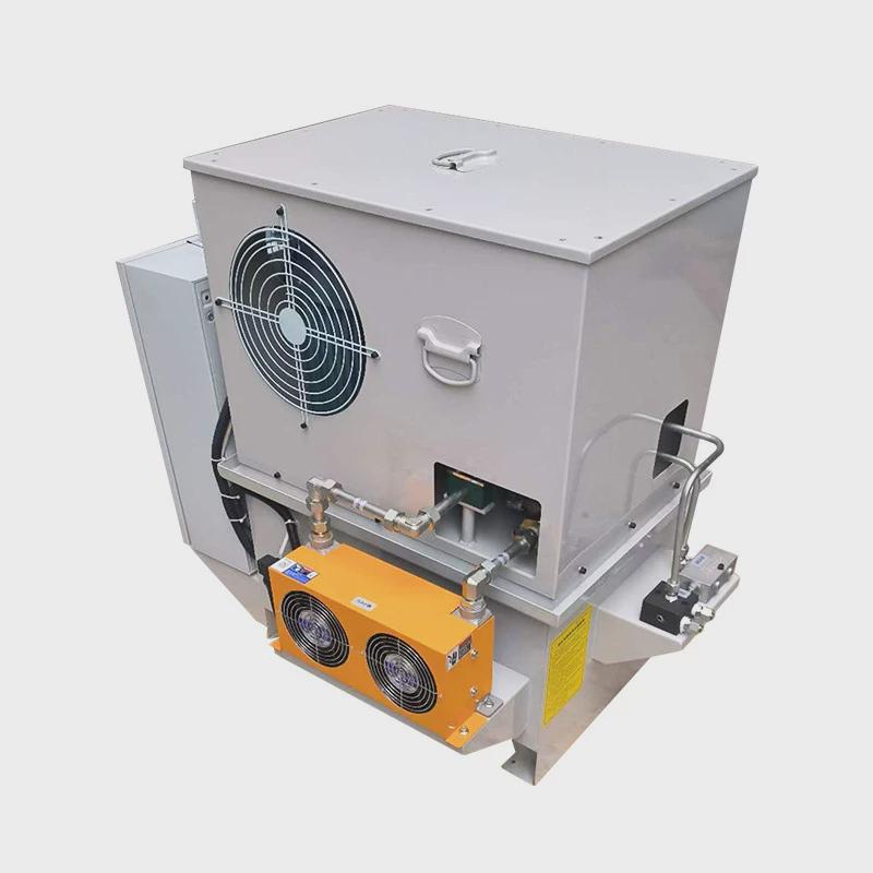 非标定制液压系统7.5KW电机配柱塞泵带钎焊换热器成套供应液压站