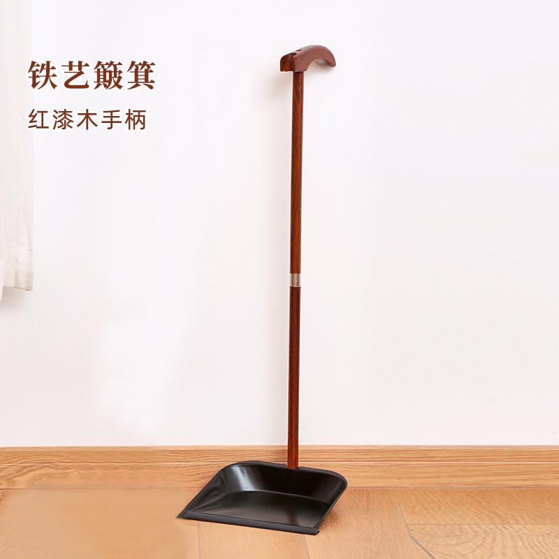v2ws批发不粘扫把猪毛头发单个鬃毛笤帚扫帚簸箕套装家用软毛红色