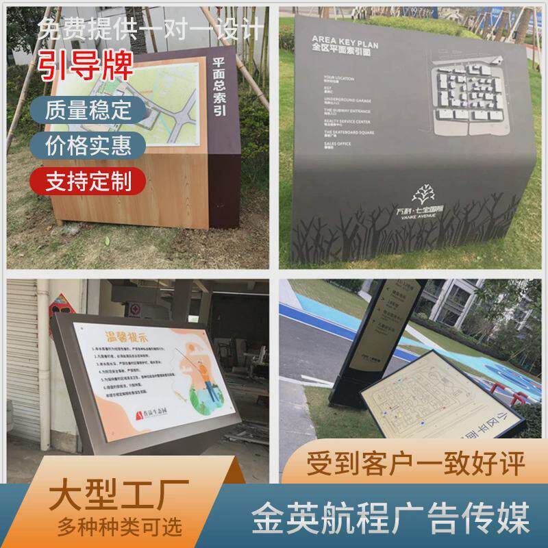 立式平指引牌楼层引导牌导视台总指示牌图产品教室小区索引牌斜面