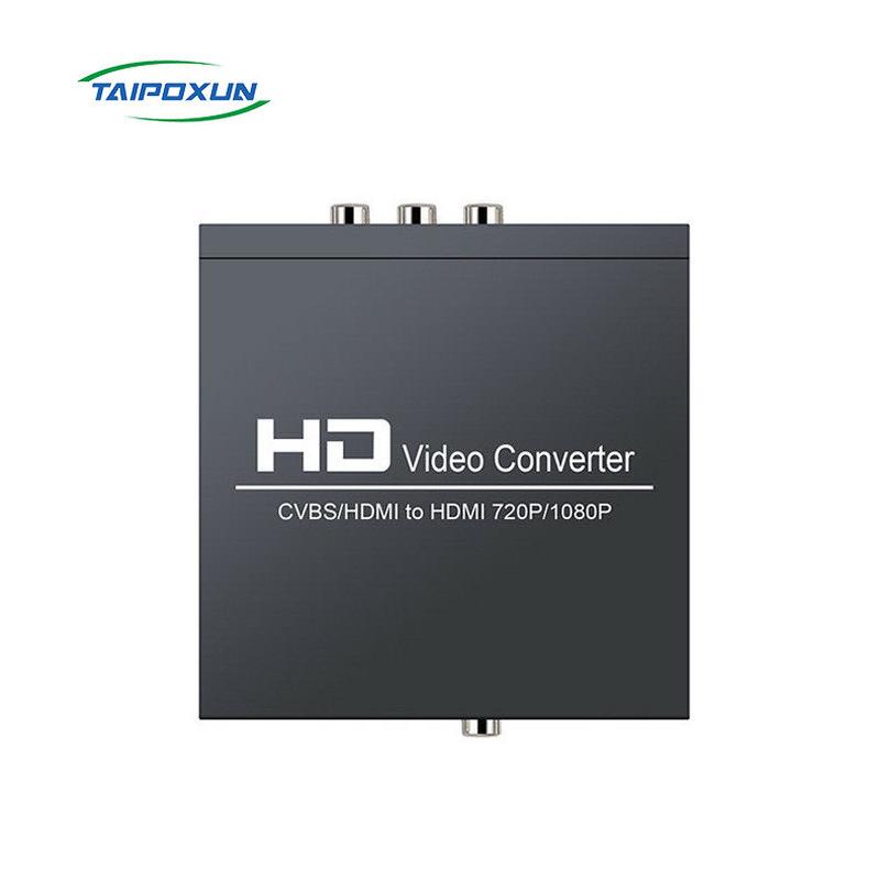 现货CVBS/AV/HDTV转HDTV高清转换器AV转HDTV CVBS转HDTV1080p