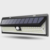 118led太阳能灯人体感应一体式 照明180cob户外壁灯新农村路灯