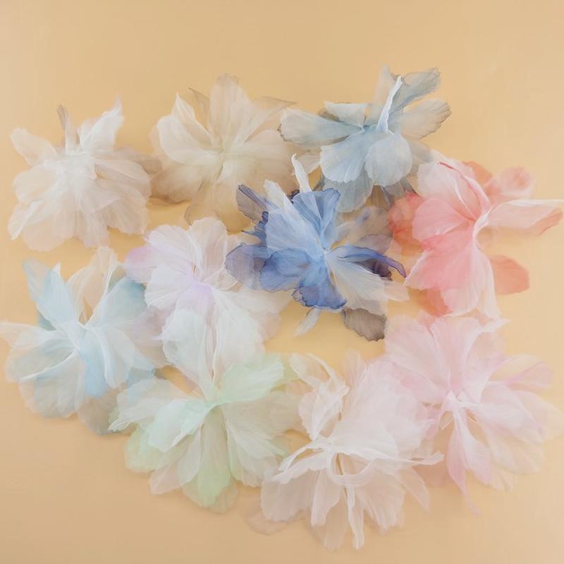 花海大世界diy绢花仿真花汉服头饰 服饰辅料缝纫婚纱花水墨花沙花