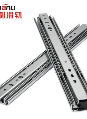 供应304不锈钢重型工业滑轨53宽承重导轨5302S重型滑轨轨道