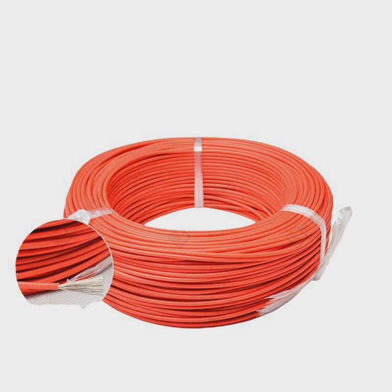 单芯耐高温度agr10180烘房冷库用电源线耐温-60至200硅胶线