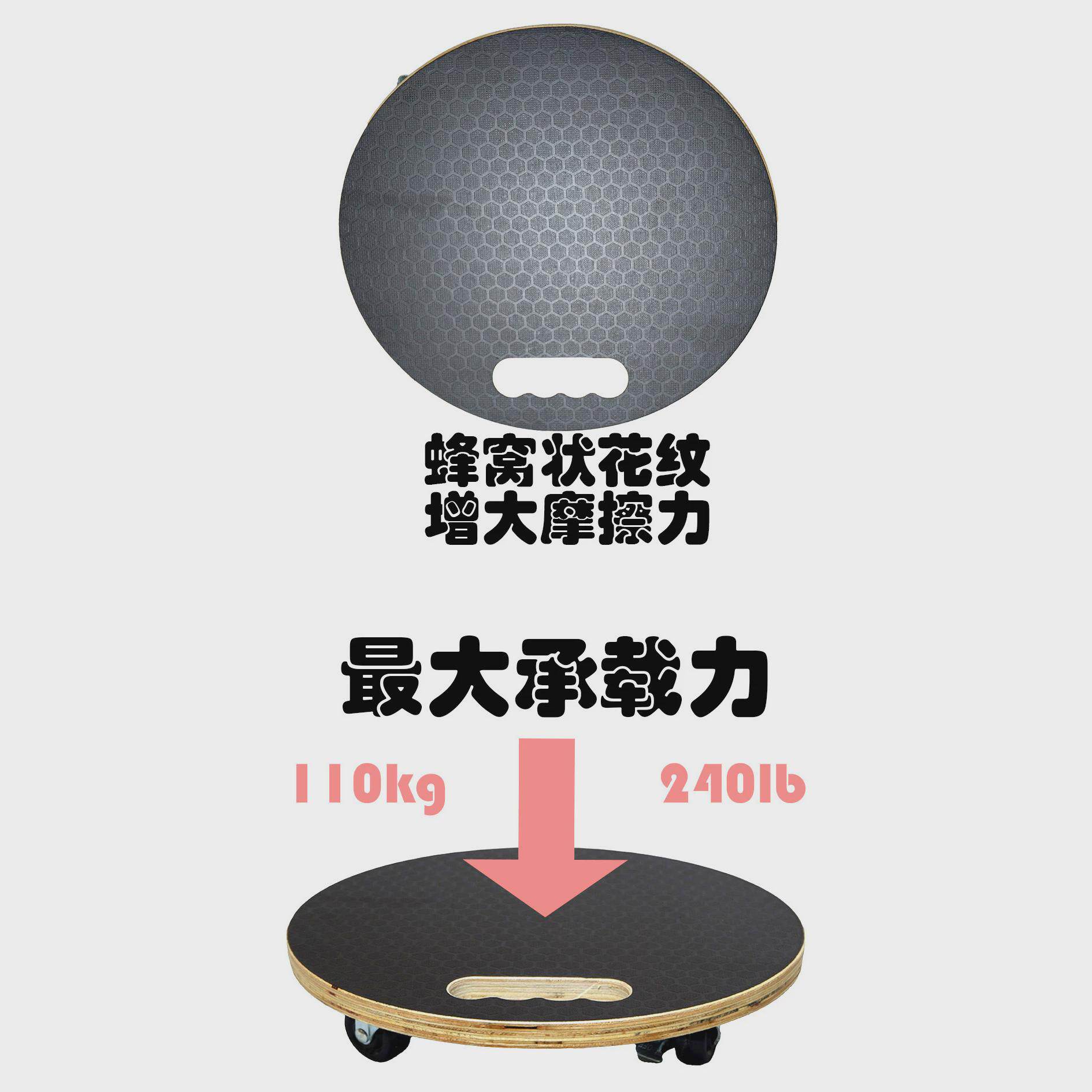 木质可移动花盆实木制底座托盘四轮户外园林工具花托万向轮