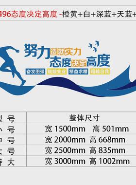 si6k企业文化办公室形象墙贴面装饰画标语进门背景司感氛围布