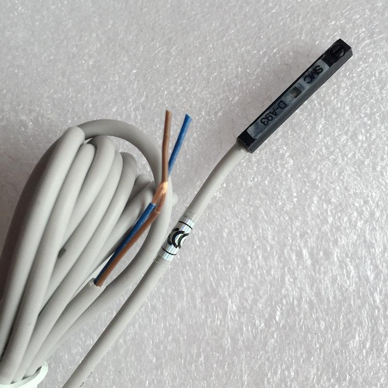 施菱线长开关d-a93感应开关磁性3米两线气缸感应器da93