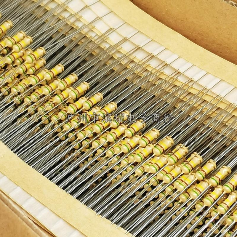 (5000只)1/4w0.25w24r27r30r33r36r39r编带5%电阻膜碳