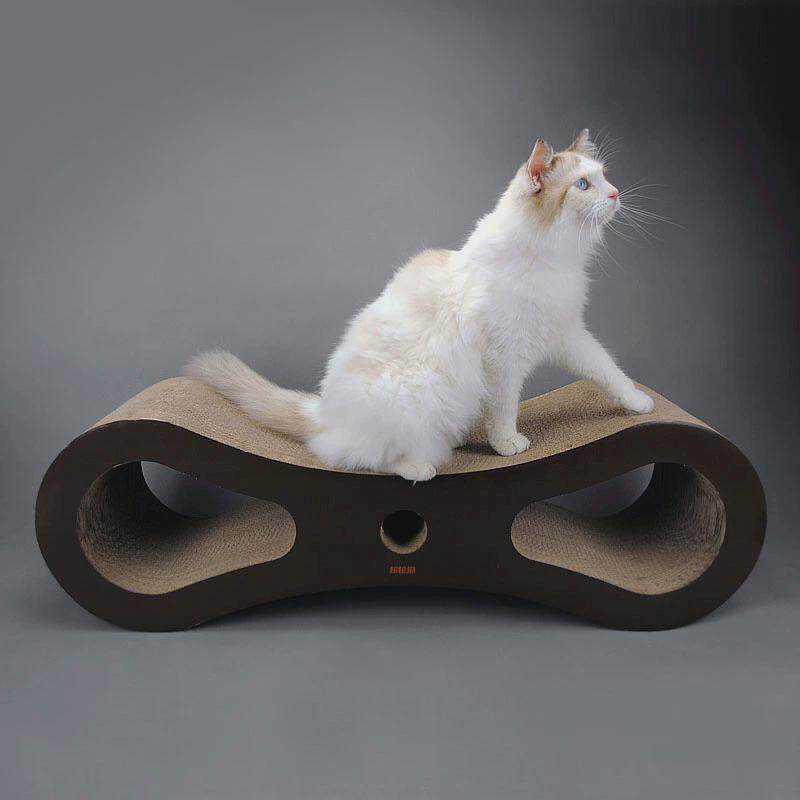 田田猫瓦楞纸猫抓板特大号猫窝一体猫玩具猫磨爪耐磨耐抓不掉屑