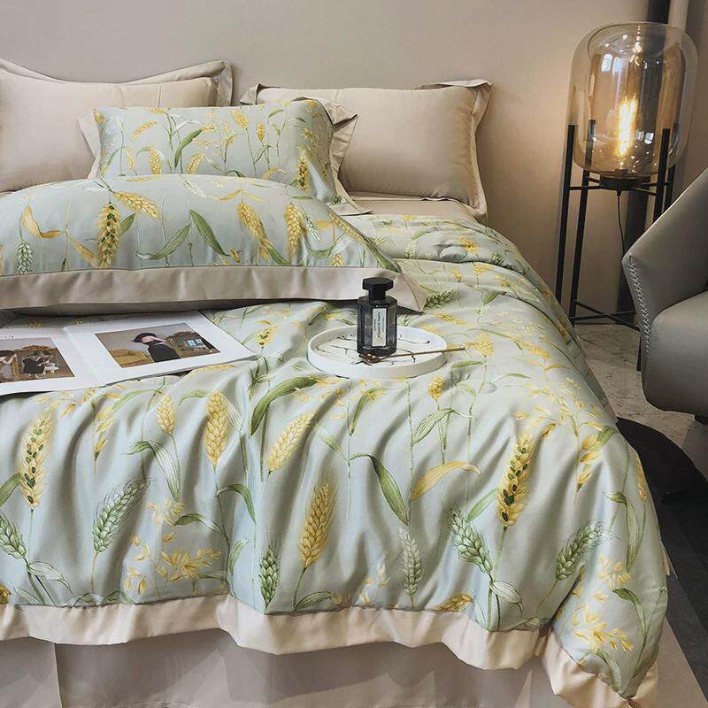 新款空调被薄被天丝夏凉被夏季冰丝夏被四件套凉被被子可水洗被